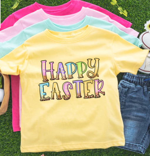 KIDS HAPPY EASTER PASTEL