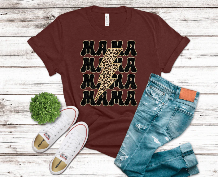 MAMA LEOPARD LIGHTNING BOLT