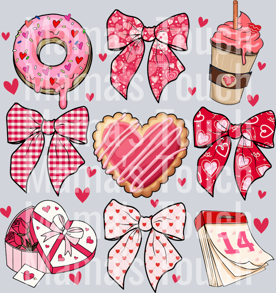 Valentine donut collage - Copy