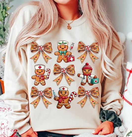 CHRISTMAS GINGERBREAD NURSE COQUETTE