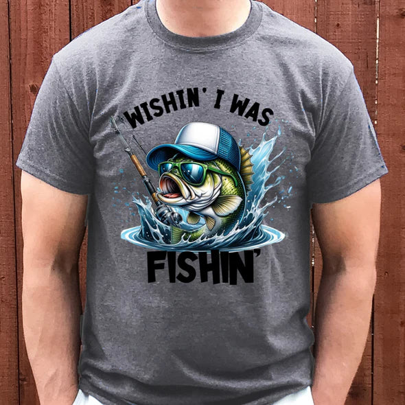 HUNT & FISH WISHING I WAS FISHIN' BLUE