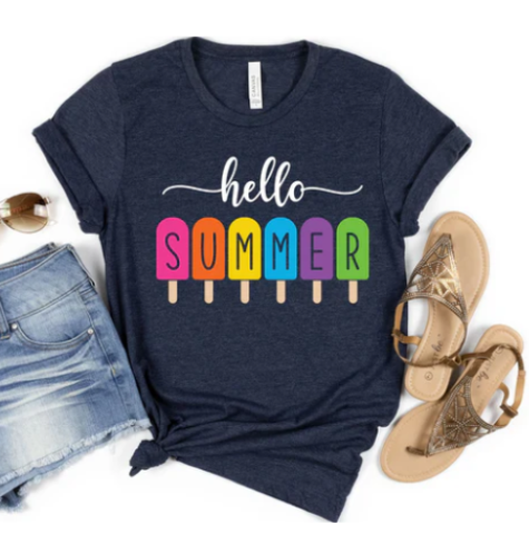 SUMMER HELLO POPCICLES GLITTER