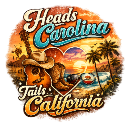 Heads Carolina, Tails California, Western Design