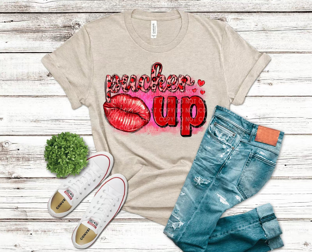 Valentine's Day Tee PUCKER UP