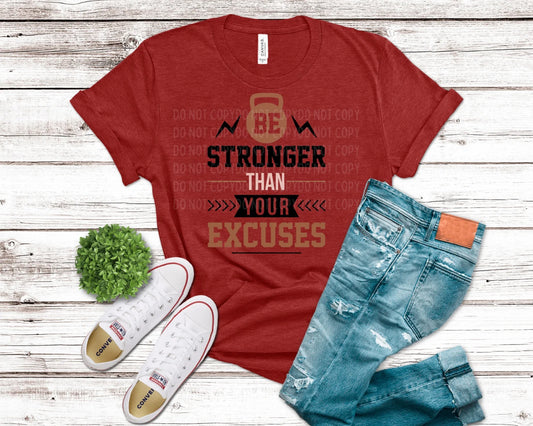 FITNESS BE STRONGER THAN YOUR EXCUSES