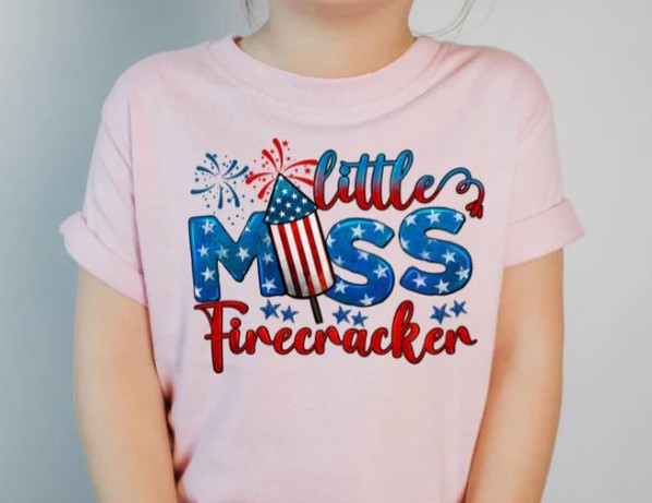 KIDS PATRIOTIC LITTLE MISS FIRECRACKER