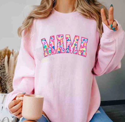 MAMA COLORFUL LEOPARD GLITTER