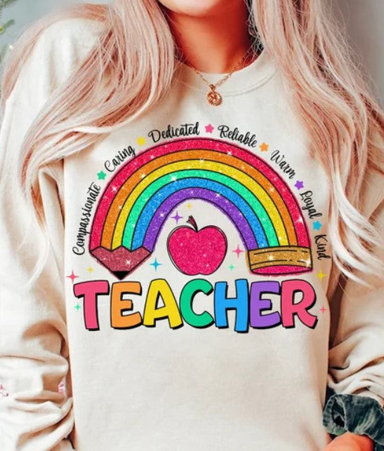 TEACHER RAINBOW PENCIL