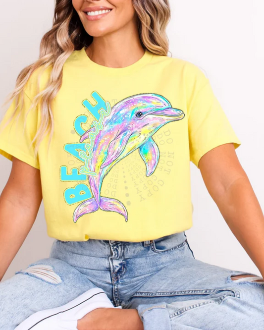 SUMMER BEACH PLEASE DOLPHIN