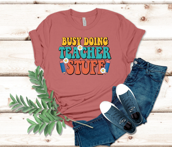 TEACHER BUSY DOING TEACHER STUFF