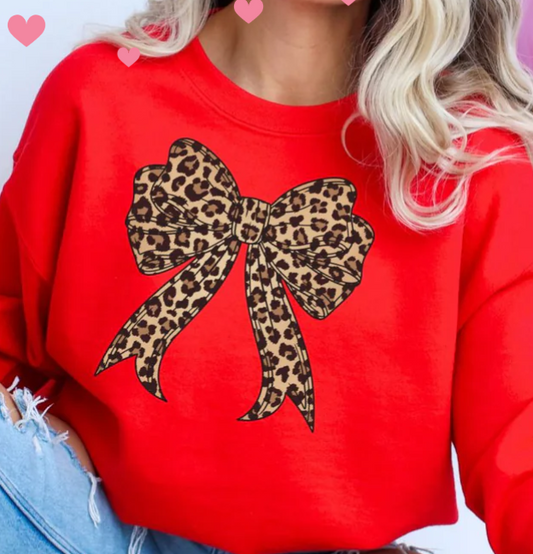 BOW LEOPARD PRINT