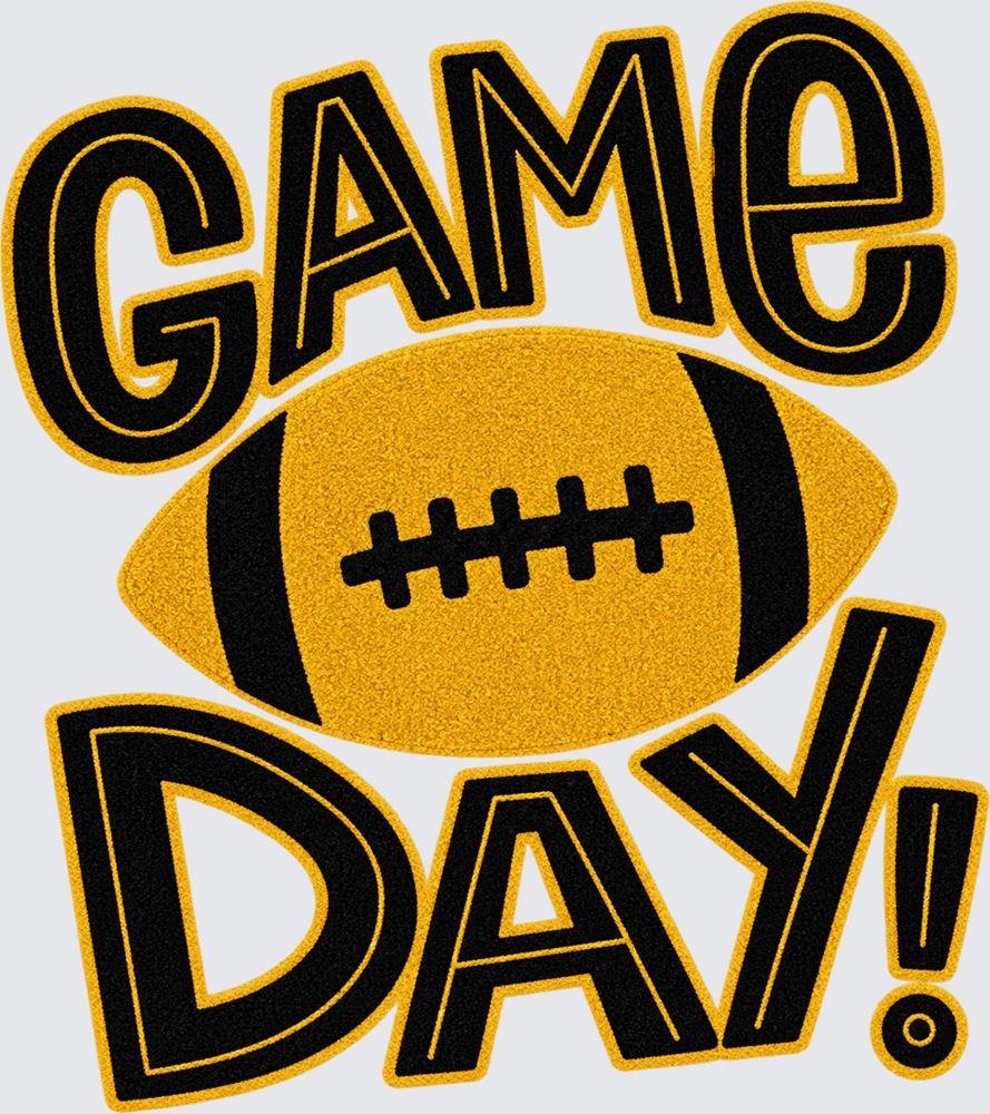 Game Day - Football Game Day - Football Design - DTF Transfer - Direct to Film Transfer - THIS IS NOT A T-Shirt or Digital Product