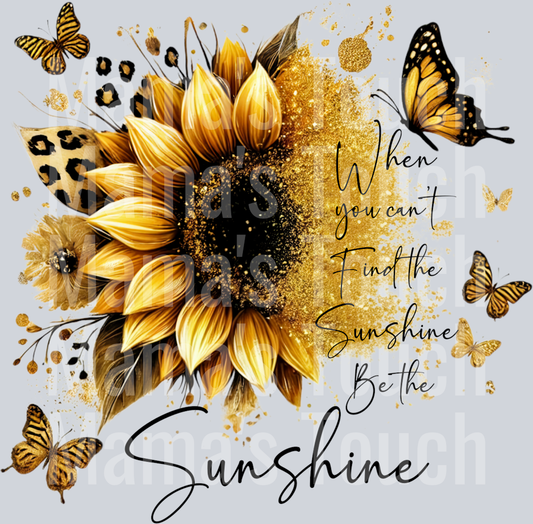 WhenYouCantFindTheSunshineBeTheSunshinePNG