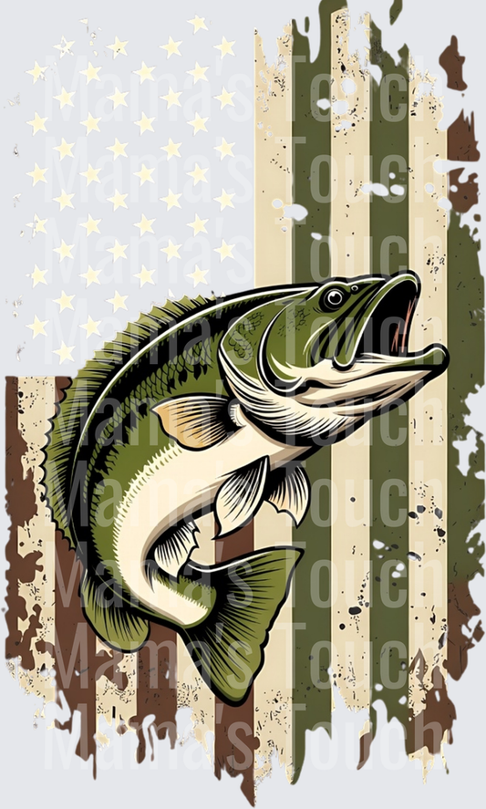 Patriotic Fish Flag