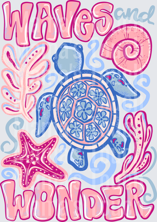 Turtle waves and wonder