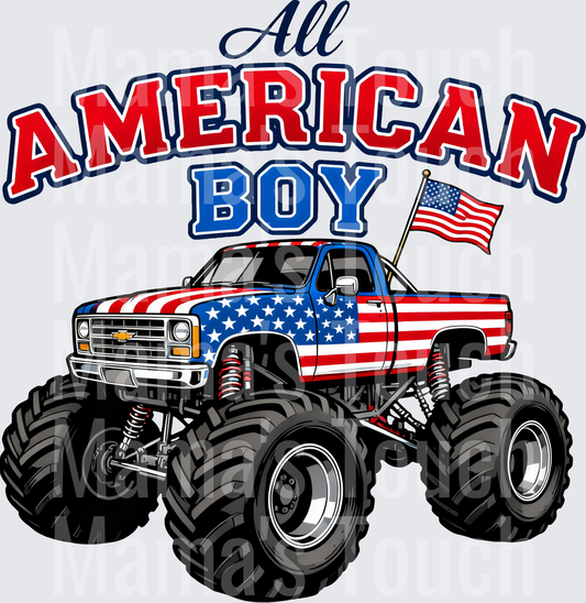 Patriotic All American Boy