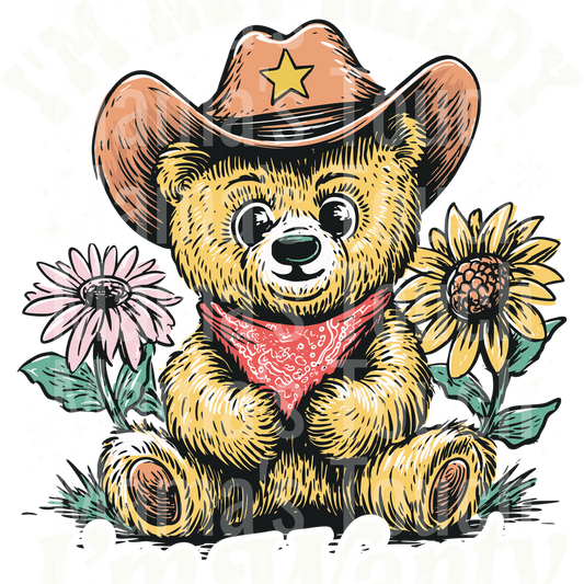 I'm not needy bear white