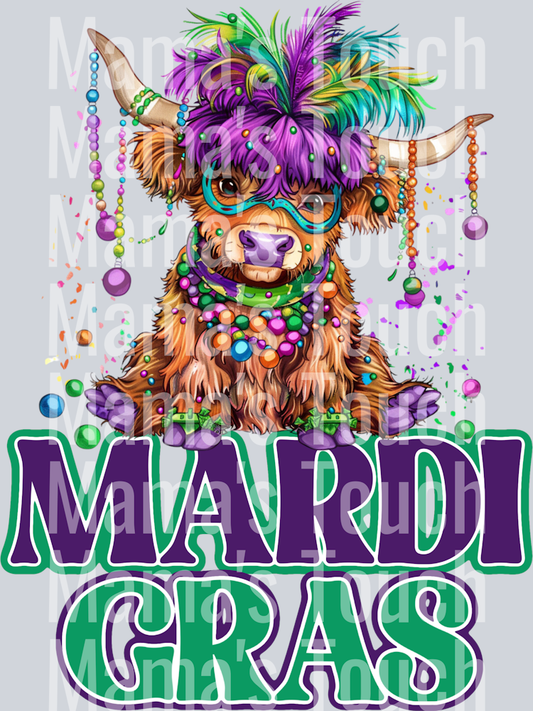 mardi gras cow