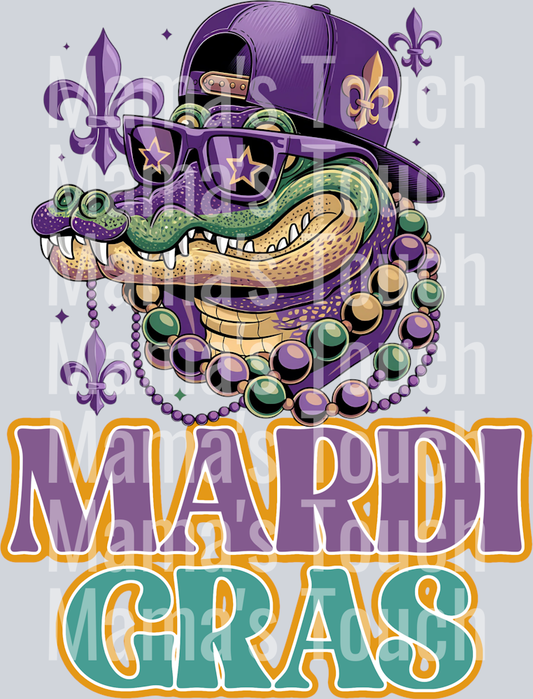 mardi gras gator