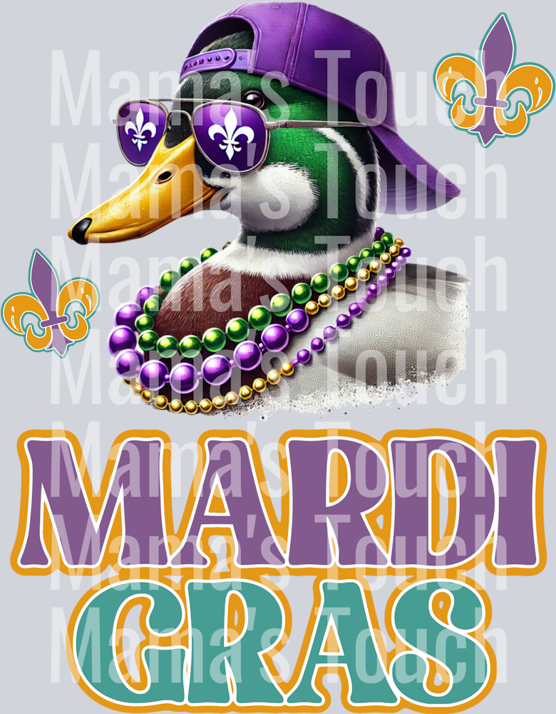 mardi gras duck