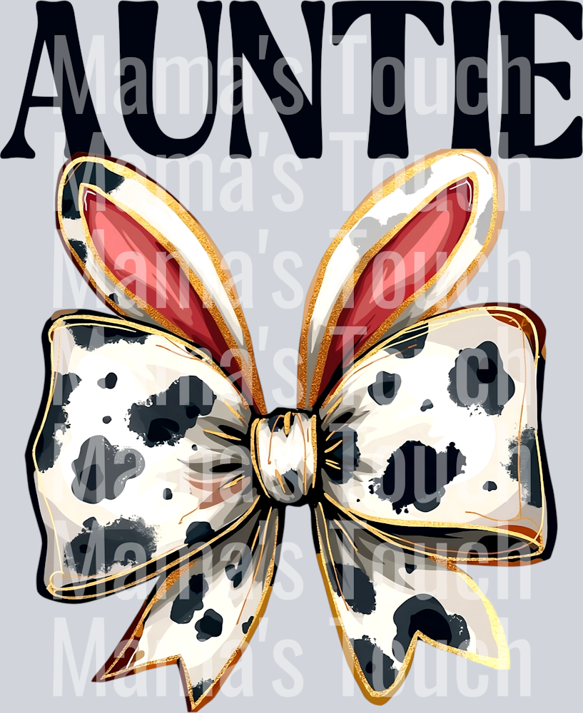 Auntie cow bow