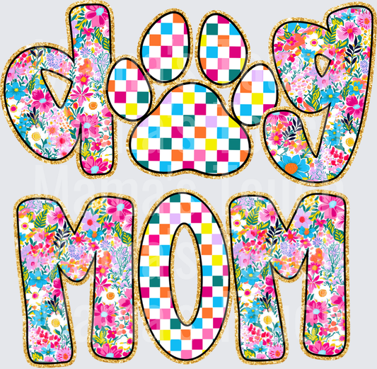 Dog MAMA floral