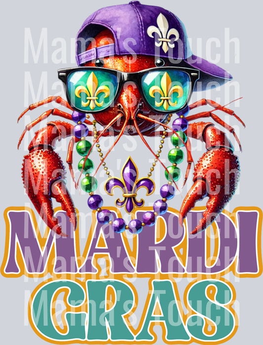 mardi gras crawdad